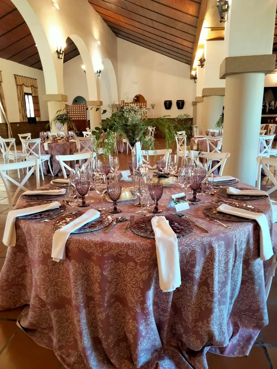 Salón principal montado